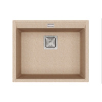 Каменная кухонная мойка Aquasanita Delicia SQD100W Beige 110 Бежевый, под столешницу