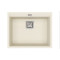Каменная кухонная мойка Aquasanita Delicia SQD100W Blanched almond 113 Миндаль, под столешницу
