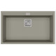 Каменная кухонная мойка Aquasanita Delicia SQD101 AW Argent 220 Теплый бетон, под столешницу