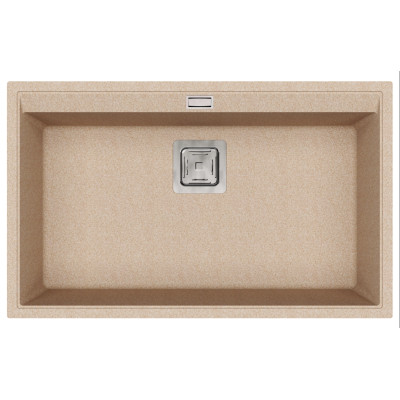 Каменная кухонная мойка Aquasanita Delicia SQD101 AW Beige 110 Бежевый, под столешницу