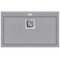 Каменная кухонная мойка Aquasanita Delicia SQD101 AW Light Grey 221 Светло-серый, под столешницу