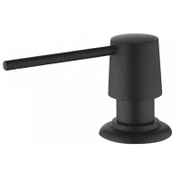 Дозатор для рідкого миючого засобу Aquasanita D 601 Black Metallic Чорний металік