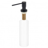 Дозатор для рідкого миючого засобу Aquasanita DL Black Metallic 601 Чорний