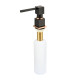 Дозатор для жидкого моющего средства Aquasanita DTQ Black Metallic Copper 601C Черный/медь