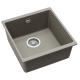 Каменная кухонная мойка Aquasanita Forma SQF 102W ARGENT 220 Серый, под столешницу