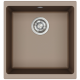 Каменная кухонная мойка Aquasanita Forma SQF 102W MOCHA WARM 114 Коричневый, под столешницу