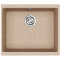 Каменная кухонная мойка Aquasanita Forma SQF 103W BIEGE 110 Бежевый, под столешницу
