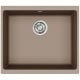 Каменная кухонная мойка Aquasanita Forma SQF 103W MOCHA WARM 114 Коричневый, под столешницу