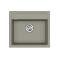 Каменная кухонная мойка Aquasanita Kopa SQK100 Argent 220 Теплый бетон