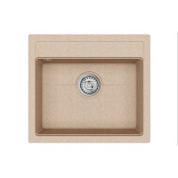 Каменная кухонная мойка Aquasanita Kopa SQK100 Beige 110 Бежевый