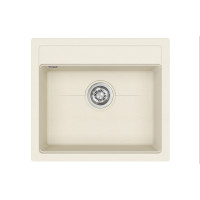 Каменная кухонная мойка Aquasanita Kopa SQK100 Blanched almond 113 Миндаль