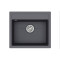 Каменная кухонная мойка Aquasanita Kopa SQK100 Graphite 222 Графит