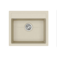 Каменная кухонная мойка Aquasanita Kopa SQK100 Silica 111 Бежевый