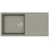 Каменная кухонная мойка Aquasanita Kopa SQK103 Argent 220 Теплый бетон