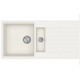 Каменная кухонная мойка Aquasanita Kopa SQK151 Alba 710 Белый