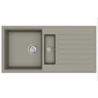 Каменная кухонная мойка Aquasanita Kopa SQK151 Argent 220 Теплый бетон