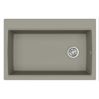 Каменная кухонная мойка Aquasanita Largus TQL100W Argent 220 Теплый бетон