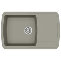 Каменная кухонная мойка Aquasanita Lira SQL101AW Argent 220 Теплый бетон