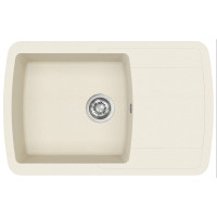 Каменная кухонная мойка Aquasanita Lira SQL101AW Blanched almond 113 Миндаль