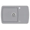 Кам'яна кухонна мийка Aquasanita Lira SQL101AW Light Grey 221 Світло-сірий