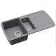 Кам'яна кухонна мийка Aquasanita Lira SQL151AW Alumetallic 202 Світлий металік