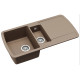 Каменная кухонная мойка Aquasanita Lira SQL151AW Warm Mocha 114 Коричневый
