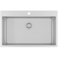 Кухонная мойка с нержавеющей стали Aquasanita Luna LUN100M Нержавеющая сталь