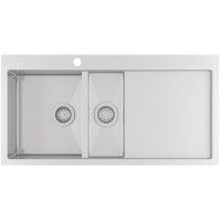 Кухонная мойка с нержавеющей стали Aquasanita Luna LUN151M-L Нержавеющая сталь
