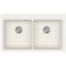 Кам'яна кухонна мийка Aquasanita Magma SQM200 W Alba 710 Білий