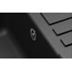 Кам'яна кухонна мийка Aquasanita Notus SQ101 AW Black Metallic 601 Чорний металік