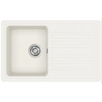 Каменная кухонная мойка Aquasanita Notus SQ101 AW Alba 710 Белый