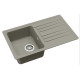 Кам'яна кухонна мийка Aquasanita Notus SQ101 AW Argent 220 Теплий бетон