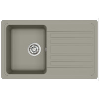 Каменная кухонная мойка Aquasanita Notus SQ101 AW Argent 220 Теплый бетон