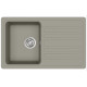 Кам'яна кухонна мийка Aquasanita Notus SQ101 AW Argent 220 Теплий бетон
