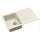 Каменная кухонная мойка Aquasanita Notus SQ101 AW Blanched almond 113 Миндаль