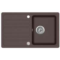 Каменная кухонная мойка Aquasanita Notus SQ101 AW Cerrus 120 Темно-коричневый