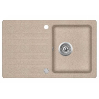 Каменная кухонная мойка Aquasanita Notus SQ101 AW Ora 112 Песочный