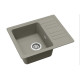 Кам'яна кухонна мийка Aquasanita Notus SQ102 AW Argent 220 Теплий бетон