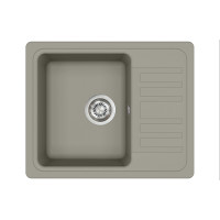 Каменная кухонная мойка Aquasanita Notus SQ102 AW Argent 220 Теплый бетон