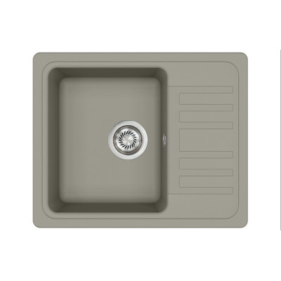 Кам'яна кухонна мийка Aquasanita Notus SQ102 AW Argent 220 Теплий бетон