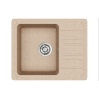 Каменная кухонная мойка Aquasanita Notus SQ102 AW Beige 110 Бежевый