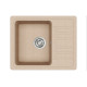 Каменная кухонная мойка Aquasanita Notus SQ102 AW Beige 110 Бежевый