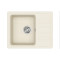 Кам'яна кухонна мийка Aquasanita Notus SQ102 AW Blanched almond 113 Мигдаль