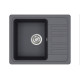Каменная кухонная мойка Aquasanita Notus SQ102 AW Graphite 222 Графит