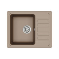 Кам'яна кухонна мийка Aquasanita Notus SQ102 AW Warm Mocha 114 Коричневий
