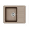 Кам'яна кухонна мийка Aquasanita Notus SQ102 AW Warm Mocha 114 Коричневий