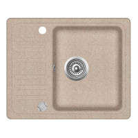 Каменная кухонная мойка Aquasanita Notus SQ102 AW Ora 112 Песочный