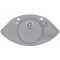 Каменная кухонная мойка Aquasanita Papillon SCP151 AW Light Grey 221 Светло-серый