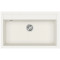 Каменная кухонная мойка Aquasanita Quadro SQQ103 Alba 710 Белый