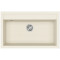 Каменная кухонная мойка Aquasanita Quadro SQQ103 Blanched almond 113 Миндаль